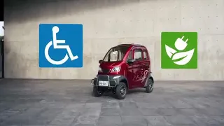All Weather Enclosed Electric Mobility Vehicle Scooter - FSC-LT