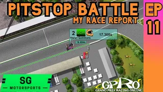 Pitstop Battle - My GPRO Race Report Episode 11 - Grand Prix Racing Online