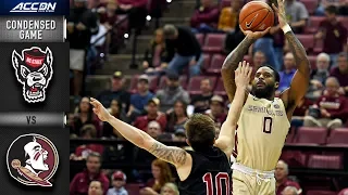 NC State vs Florida State - Condensed Game | ACC Basketball 2018-19