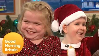 Ella Chadwick and Noah Wall Deliver Christmas to Great Ormond Street Hospital | Good Morning Britain