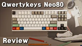 Qwertykeys Neo80 Review | 가성비 클래키 키보드 쿼티키 네오80 리뷰 | Cherry MX Black(삼신흑) (with Eng SUB)
