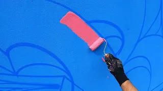 Graffiti Piece Blue & Pink Resk12