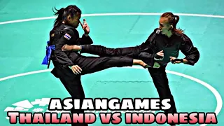 Pertandingan Asiangames Wewey wita vs S.Lueangaphichation || Indonesia vs Thailand
