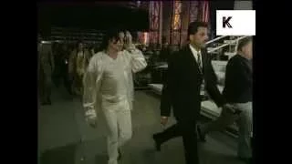 1996 Brit Awards, Michael Jackson Backstage