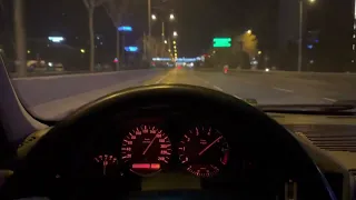 Bmw e34 520i 100-200 km/h accleration M50B20