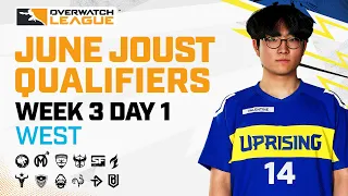 Overwatch League 2021 Season | June Joust Qualifiers | Week 3 Day 1 — West