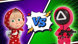 Squid game Soldier Vs Masha and Bear Subway Surf Run Gameplay