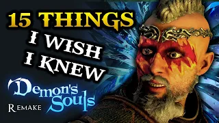 Demon's Souls PS5 - 15 Beginner Tips. Demons Souls Guide, **Spoilers** (2021)