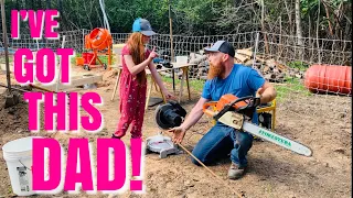 Off Grid YouTube Family takes Homeschooling to a Whole New Level | Building Our Foundation