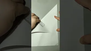 How to make a square  ⬜ out of A4 paper 📜 for origami