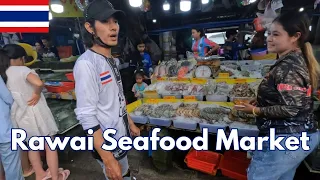 THE SECRET SEAFOOD 🦞 MARKET IN RAWAI PHUKET THAILAND 4K