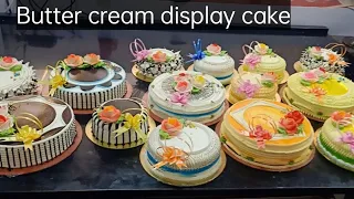 butter cream display cake in bakery style.. #bakerystyle..#buttercream