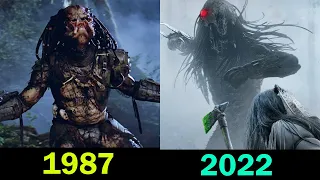 Evolution of Predators in Movies (Predator 1987 to Prey 2022)