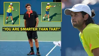 This Player tried CRUSHING every ball to beat Federer...and this is what happened