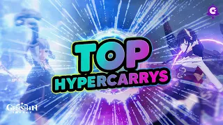 🏆TOP 7 HYPERCARRYS de Genshin Impact