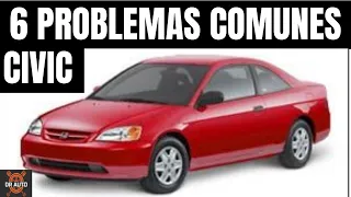 6 problemas comunes del honda civic Generacion 7