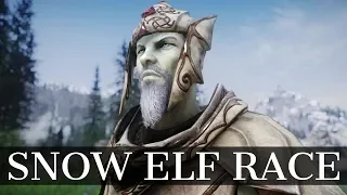 Skyrim Mods: Snow Elf Race Mod - The Ancient Falmer