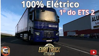 1º CAMINHÃO ELÉTRICO DO ETS 2 - Renault Trucks E-Tech T Elétrico -  v. 1.50.2.3s