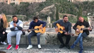 Los Rumberos del Mirador de San Nicolas(Barrio del Albaycin)Granada