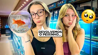 TIVEMOS QUE DEVOLVER O PEIXE DA MINHA AMIGA