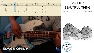 Vulfpeck, Theo Katzman: Love Is a Beautiful Thing - Bass Cover with Bass Tab (Bass Only)