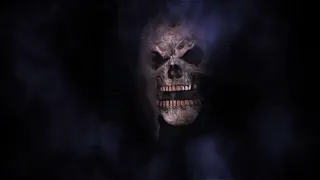 Halloween Projector Loop Scary Floating Skull