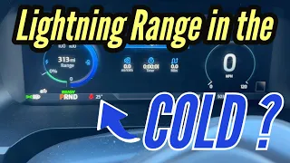 Whats My Range in the F-150 Lightning in the COLD?