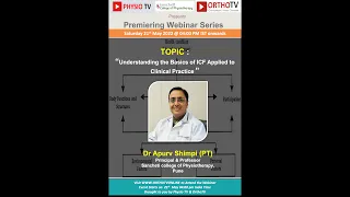 Physio TV   Understanding the Basics of ICF applied to Clinical Practice  Dr Apurv Shimpi