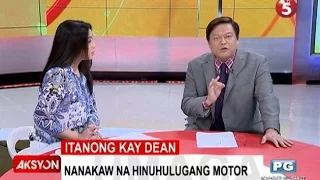 Itanong kay Dean | Nanakaw na hinuhulugang motor