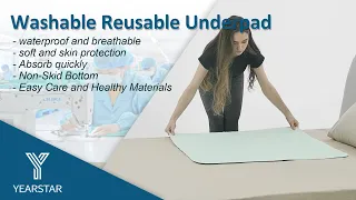 Applications of Yearstar Waterproof And Washable Reusable Incontinence  Underpads