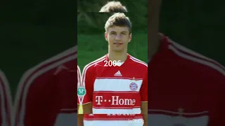 Evolution Of Thomas Muller #shorts #football #müller