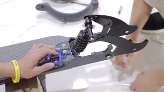 Rear Suspension Kit Installation Guide Demo for Xiaomi Mi 3 Electric Scooter