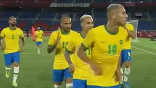 BRAZIL VS GERMANY TOKYO OLYMPIC HIGHLIGHTS || 3-1 BRAZIL NEW FRESH TALENT || ALL GOALS😍