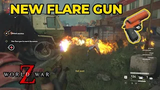 New Dead in Water New York Mission, Flare Gun & Flamethrower - World War Z New Update (WWZ DLC)