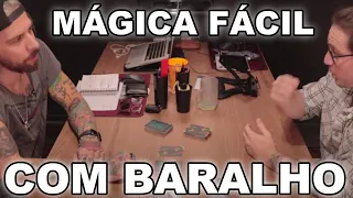 REVELEI como é feita minha SUPER MÁGICA com BARALHO | FÁCIL DE FAZER!!!