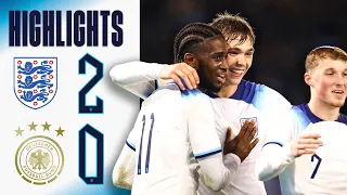 England U20 2-0 Germany U20 | Iling-Junior Brace Inspires Young Lions Win Over Germany | Highlights
