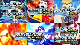 All BEYBLADE BURST English Opening Themes (1-7)