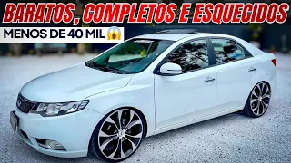 5 EXCELENTES CARROS BARATOS E ESQUECIDOS PARA SAIR DO COMUM EM 2024! 😱 POR MENOS DE 40 MIL