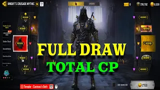 Total Cost! Buying Knight's Crusade Mythic Draw | Mythic Templar & New Legendary PP19 Bizon CODM