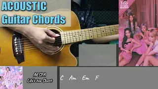 Aespa - Life's too Short Guitar Chords Tutorial + Guitar Cover