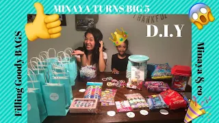 DIY Goody Bags | Tiffany & Co. Theme | Birthday Goodie Bags | 5th Birthday Party