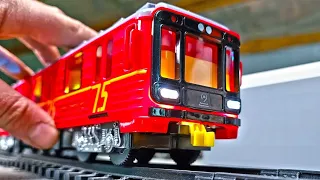 Subway car model with light and sound! New Technopark. About cars.