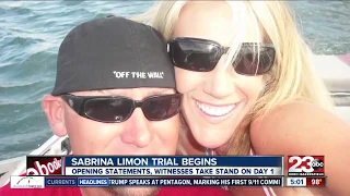 Trial begins for Sabrina Limon in the death of her husband Robert Limon