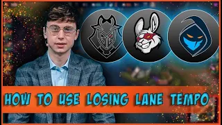 HOW TO USE LOSING LANE TEMPO - G2 VS ROGUE + MISFITS - CAEDREL