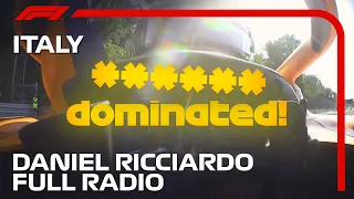 Daniel Ricciardo Cooldown Lap Radio | 2021 Italian Grand Prix