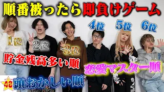 【超盛り上がる】自分はこの中で何番目！？自己評価の順位被ったら即アウトが面白すぎたwww