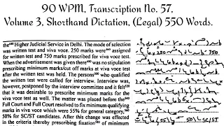 90 WPM Legal DictationTranscription No  57Volume 3Shorthand Dictation