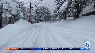 Flood advisory issued as third phase of multi-day winter storm system hits Southern California