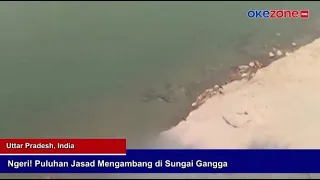 Ngeri! Puluhan Jasad Mengambang di Sungai Gangga, India