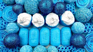 Crushing soap boxes with foam 💙 Asmr soap balls 💙 Clay cracking 💙 Carving soap cubes 💙
